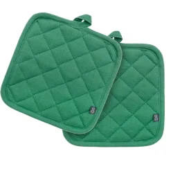 Agarrador de Cocina Verde 20x20 cm