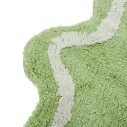 Alfombra de Baño Algodón Verde Claro 60x60