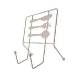 Atril metal 23x13x22 cuisine mate rosa