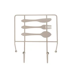 Atril metal 23x13x22 cuisine mate rosa