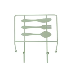 Atril metal 23x13x22 cuisine mate verde