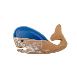 Ballena Decorativa Azul de Madera