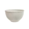Bol gres esmaltado blanco
