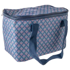 Bolsa Porta Alimentos con Estampado Azul 24 x 16 x 20 cm