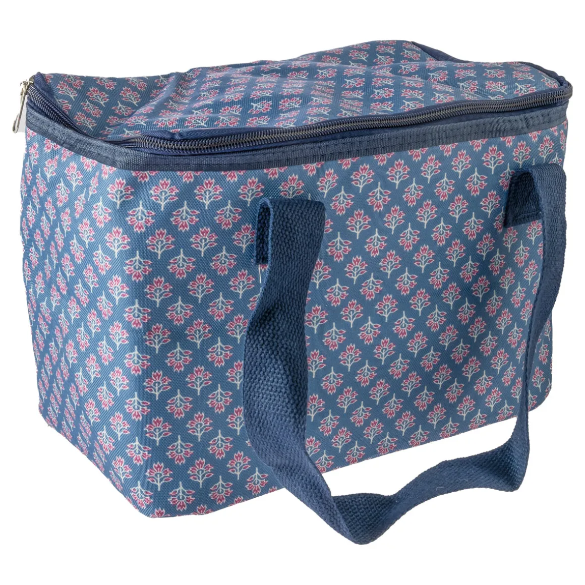 Bolsa Porta Alimentos con Estampado Azul 24 x 16 x 20 cm