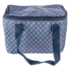 Bolsa Porta Alimentos con Estampado Azul 24 x 16 x 20 cm