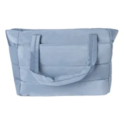 Bolso Tote Acolchado Azul Grande