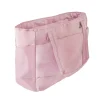 Bolso Tote Acolchado Ciruela Grande