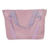 Bolso Tote Acolchado Ciruela Grande
