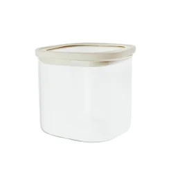 BOTE HERMETICO BOROSILICATO CRISTAL 10X10CM 650ML