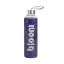 Botella borosilicato 550ml, azul