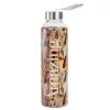 Botella borosilicato 550ml, marron