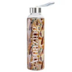 Botella borosilicato 550ml, marron