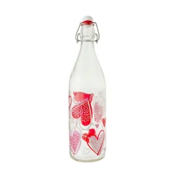 Botella vidrio 1lt lory c/tapa unico