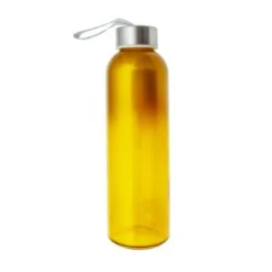 Botella Vidrio 500 Ml Amarillo