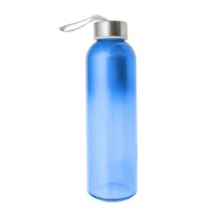 Botella Vidrio 500 Ml Azul