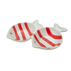 Bowls con Forma de Pez Rojo de Dolomita