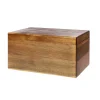 Caja con tapa de madera