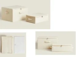 Caja c/tapa, cierre y asa