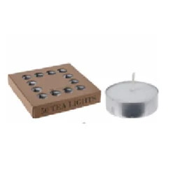 Caja de 50 velas te blanco