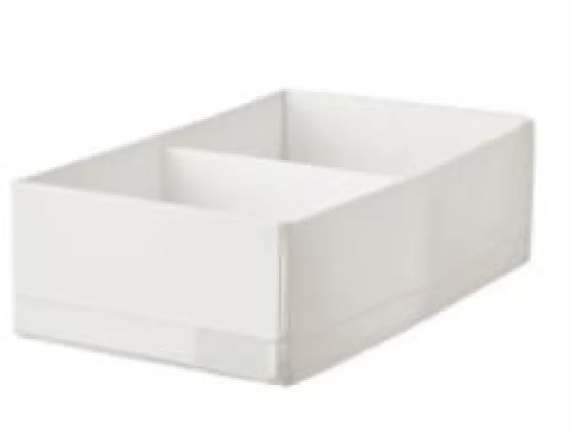 Caja organizadora con compartimentos