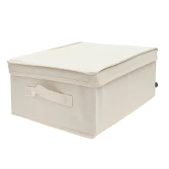 Caja plegable c/tapa y asa