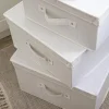 Caja Plegable C/Tapa Y Asa 28X33X15Cm Bg.