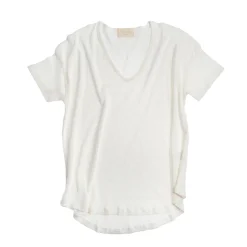 Camiseta canalé flamé