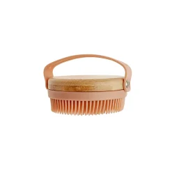Cepillo de Baño con Tapa de Bambú 9,5 × 4 cm