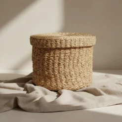 Cesta con tapa 20x18cm