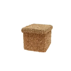 Cesta con tapa 24x24x21cm