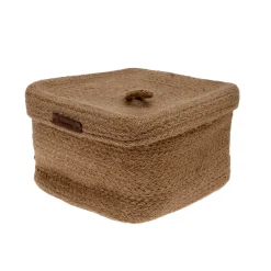 Cesta cuadrada con tapa