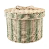 Cesta Organizadora Grande con Tapa de Fibra natural