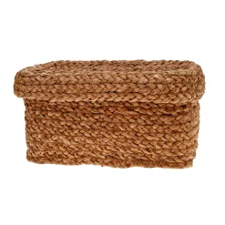 Cesta rectangular con tapa 25x13cm