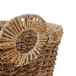 CESTA SEAGRASS 44X41X46 MARRON