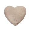 Cojín corazón bouclé