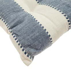 Cojín para Silla de Algodón Azul 40 × 40 cm