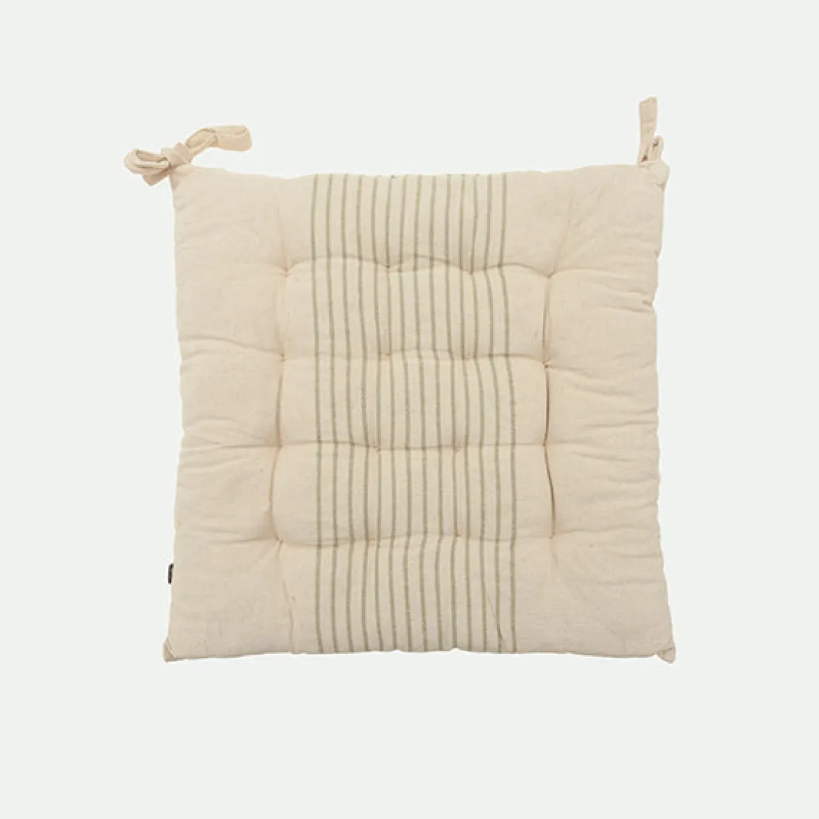 Cojín Silla Algodón 40X40Cm Cru.