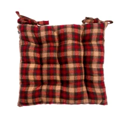 Cojín silla cuadros 40x40