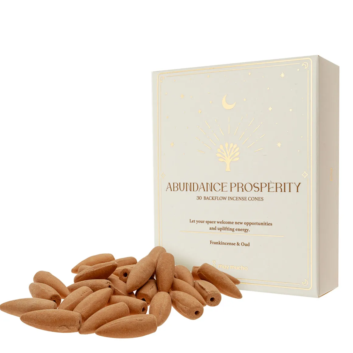 Conos de Incienso Frankincense & Oud 30 Unidades