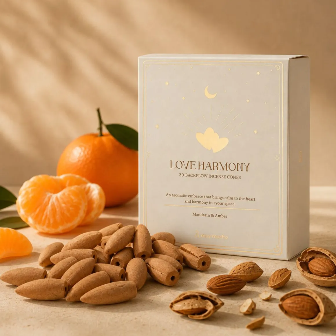 Conos de Incienso Mandarine & Almond 30 Unidades