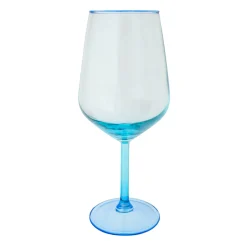 Copa de Vino de Cristal Azul 6,35x21,7 cm