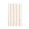 Cortina de Ducha Beige con Rayas y 12 Anillas 180 × 200 cm