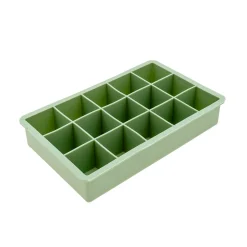 Cubitera Verde para 15 Cubitos 18,5 × 11,5 × 3,5 cm