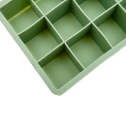 Cubitera Verde para 15 Cubitos 18,5 × 11,5 × 3,5 cm