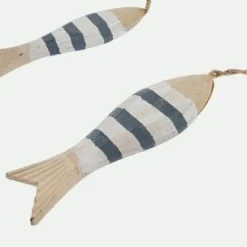Decoración peces de madera