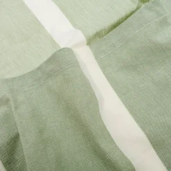 Delantal de Algodón a Rayas Verde 60 x 90 cm