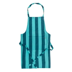 Delantal de Cocina a Rayas Azul 60 × 84 cm