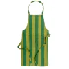 Delantal de Cocina a Rayas Verde 60 × 84 cm