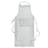 Delantal de Cocina Blanco y Gris 60x90 cm